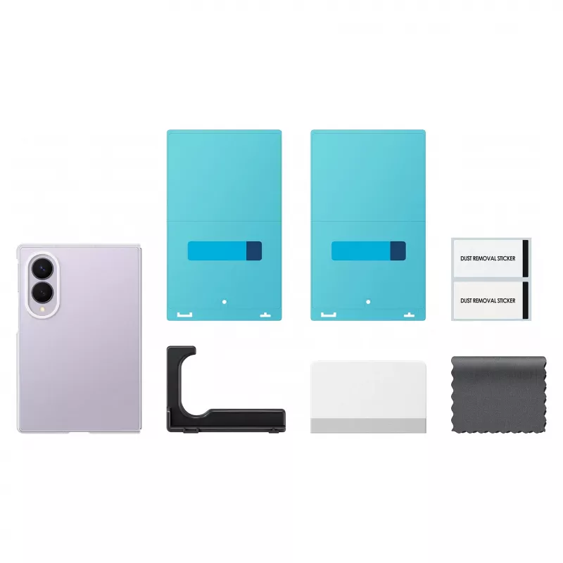 Samsung Clear Case for Galaxy Z Fold8 Transparent Polycarbonate Back Cover with Wireless Charging Support (EF-QF971CTEGWW)