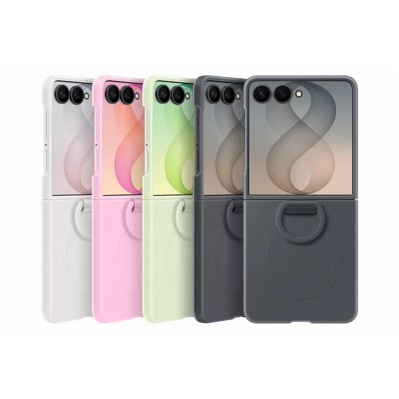Samsung EF-EF776CGEGWW Silicone Ring Magnet Cover for Galaxy Z Flip8, Green