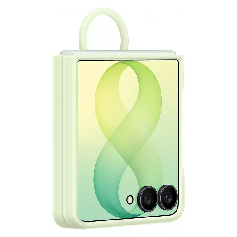 Samsung EF-EF776CGEGWW Silicone Ring Magnet Cover for Galaxy Z Flip8, Green