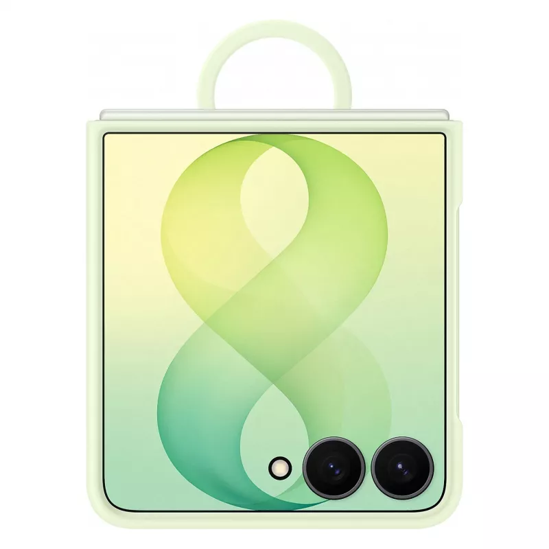 Samsung EF-EF776CGEGWW Silicone Ring Magnet Cover for Galaxy Z Flip8, Green
