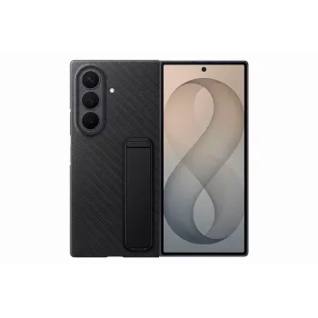 Samsung Carbon Standing Case for Galaxy Z Fold8 Ultra - Black with S Pen Slot and Kickstand