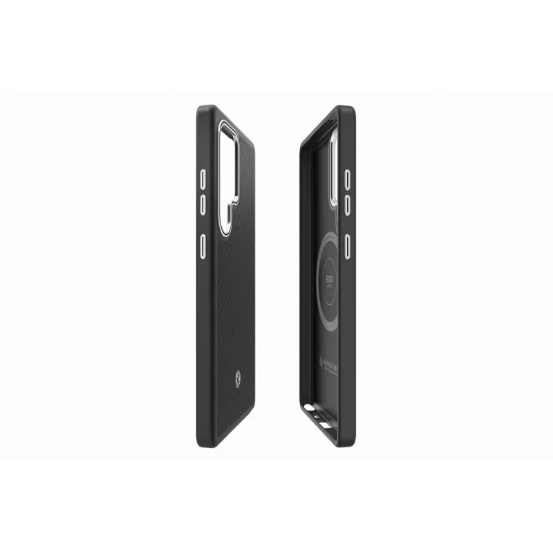 Samsung Enzo Aramid Case for Galaxy S25 Ultra - Black Silver