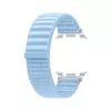 Samsung Fabric Band (S/M) Blue for Galaxy Watch8 & Watch9 – Woven Smartwatch Strap, 20mm Lug Width, Hook-and-Loop