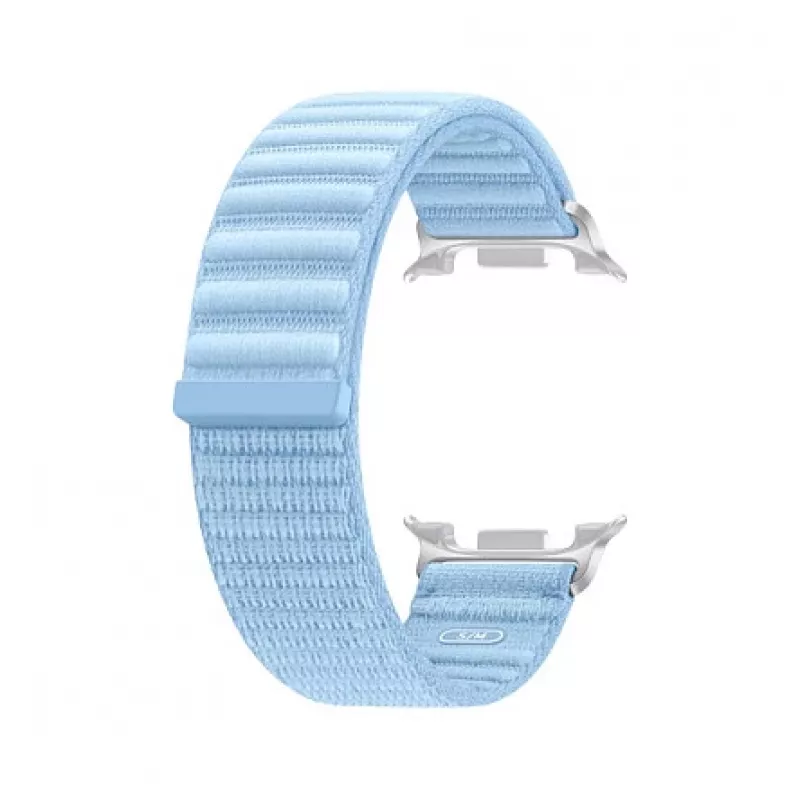 Samsung Fabric Band (S/M) Blue for Galaxy Watch8 & Watch9 – Woven Smartwatch Strap, 20mm Lug Width, Hook-and-Loop