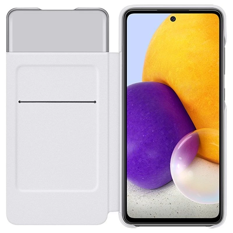 Samsung Galaxy A72 Smart S View Wallet Cover White