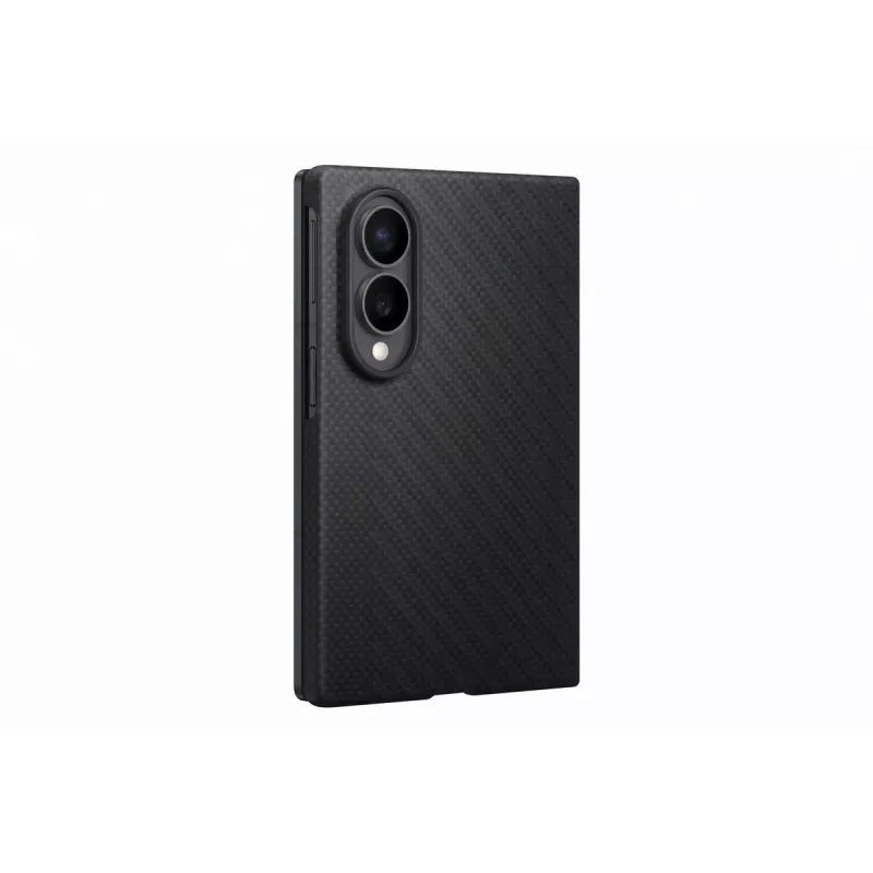 Samsung Galaxy Fold8 Carbon Magnet Standing Cover with S Pen Slot & Kickstand – Black (EF-KF971SBEGWW)