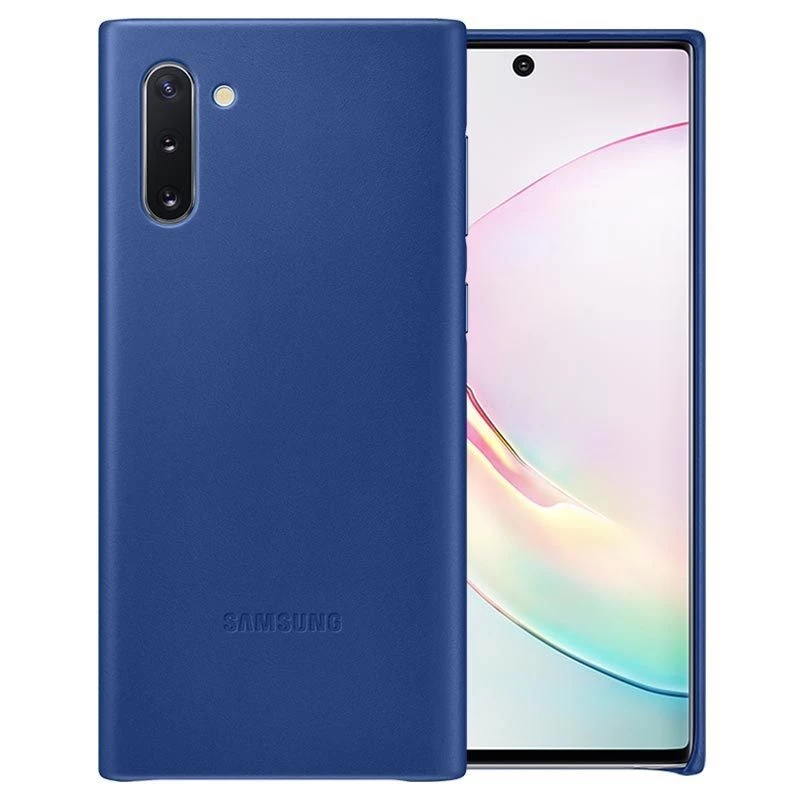 Samsung Galaxy Note 10 Leather Cover Blue