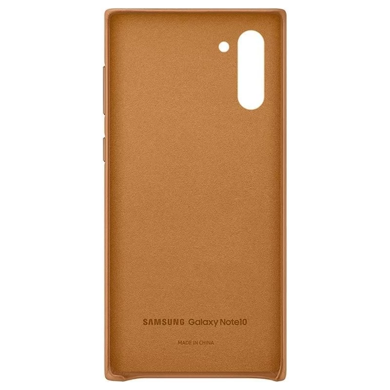 Samsung Galaxy Note 10 Leather Cover Camel