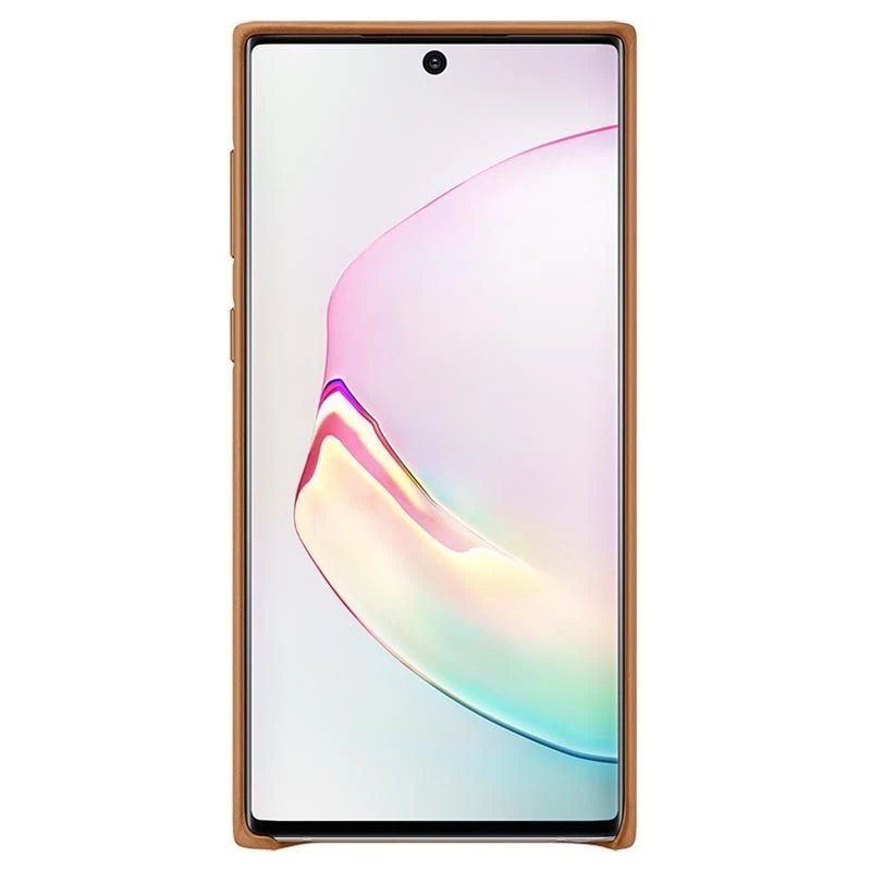 Samsung Galaxy Note 10 Leather Cover Camel