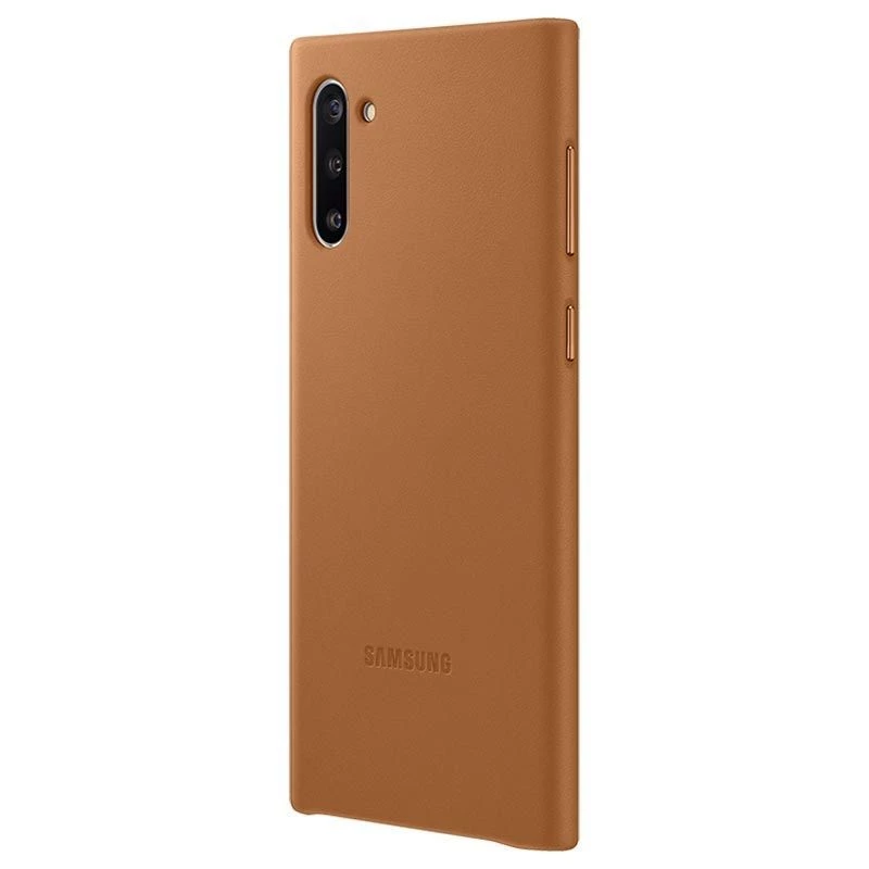 Samsung Galaxy Note 10 Leather Cover Camel
