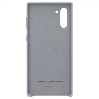 Samsung Galaxy Note 10 Leather Cover Gray