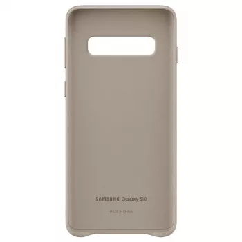 Samsung Galaxy S10 Leather Cover EF-VG973LJEGWW Gray