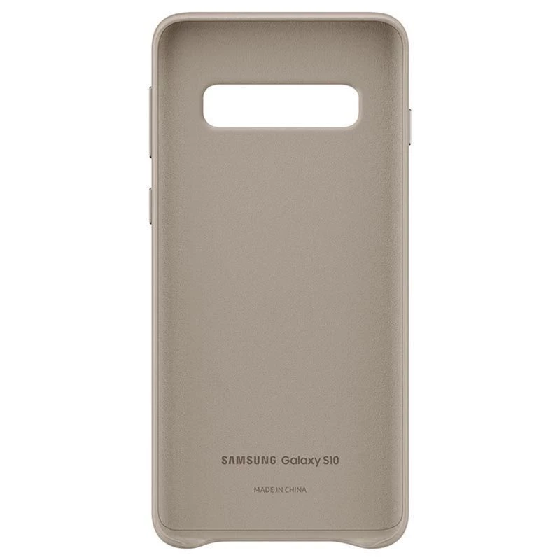 Samsung Galaxy S10 Leather Cover EF-VG973LJEGWW Gray