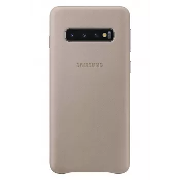 Samsung Galaxy S10 Leather Cover EF-VG973LJEGWW Gray