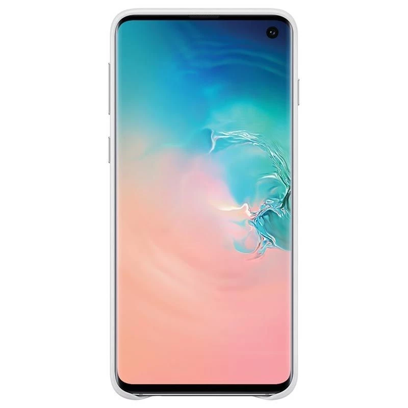 Samsung Galaxy S10 Leather Cover White