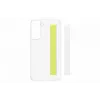 Samsung Galaxy S21 FE Clear Strap Cover Case White