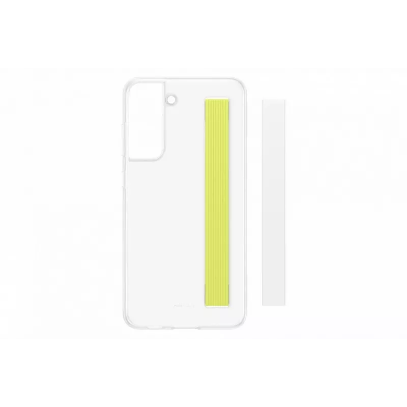 Samsung Galaxy S21 FE Clear Strap Cover Case White