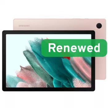 Samsung Galaxy Tab A8 10.5 inch Pink Gold 64GB Android 11 Wi-Fi Tablet (Renewed, Factory-Sealed)