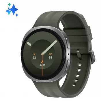 Samsung Galaxy Watch 9 LTE 44mm Graphite Smartwatch - 4G LTE, Super AMOLED, Stainless Steel