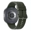 Samsung Galaxy Watch9 LTE 44 mm Silver Smartwatch with Olive Sport Band M/L