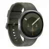 Samsung Galaxy Watch9 LTE 44 mm Silver Smartwatch with Olive Sport Band M/L