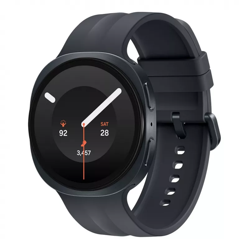 Samsung Galaxy Watch9 LTE Smartwatch 44mm Graphite & Black Sport Band M/L Super AMOLED Display
