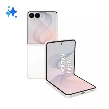 Samsung Galaxy Z Flip8 5G 256GB Cream - Foldable Smartphone, 6.9 inch Dynamic AMOLED 2X, 12GB RAM, Dual SIM