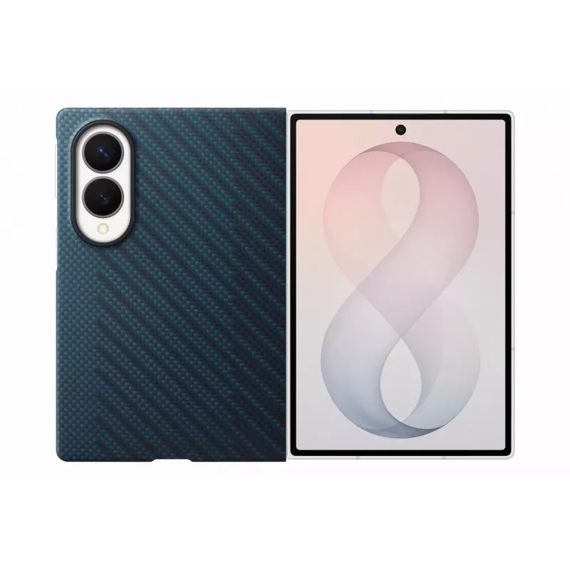 Samsung Galaxy Z Fold5 Carbon Magnet Standing Case - Navy (EF-KF971SNEGWW)