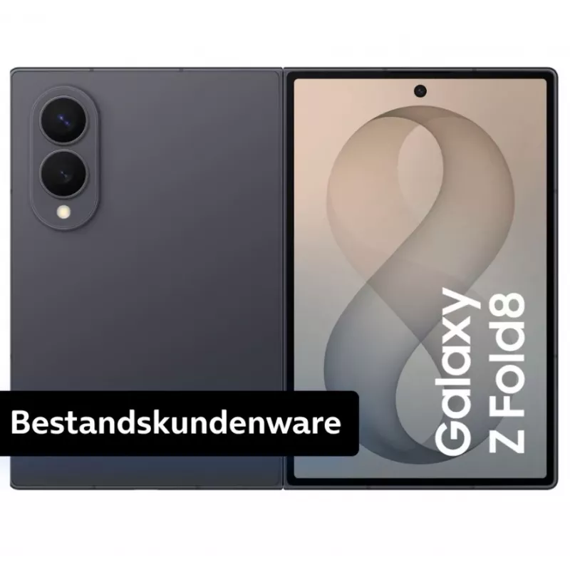 Samsung Galaxy Z Fold8 5G Smartphone, 12GB RAM, 256GB, Graphite, Foldable OLED Display, Dual SIM