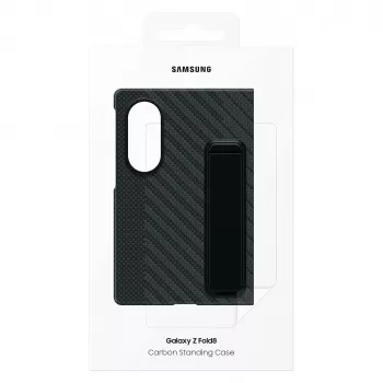 Samsung Galaxy Z Fold8 Carbon Standing Case with Kickstand – Black, EF-XF971SBEGWW