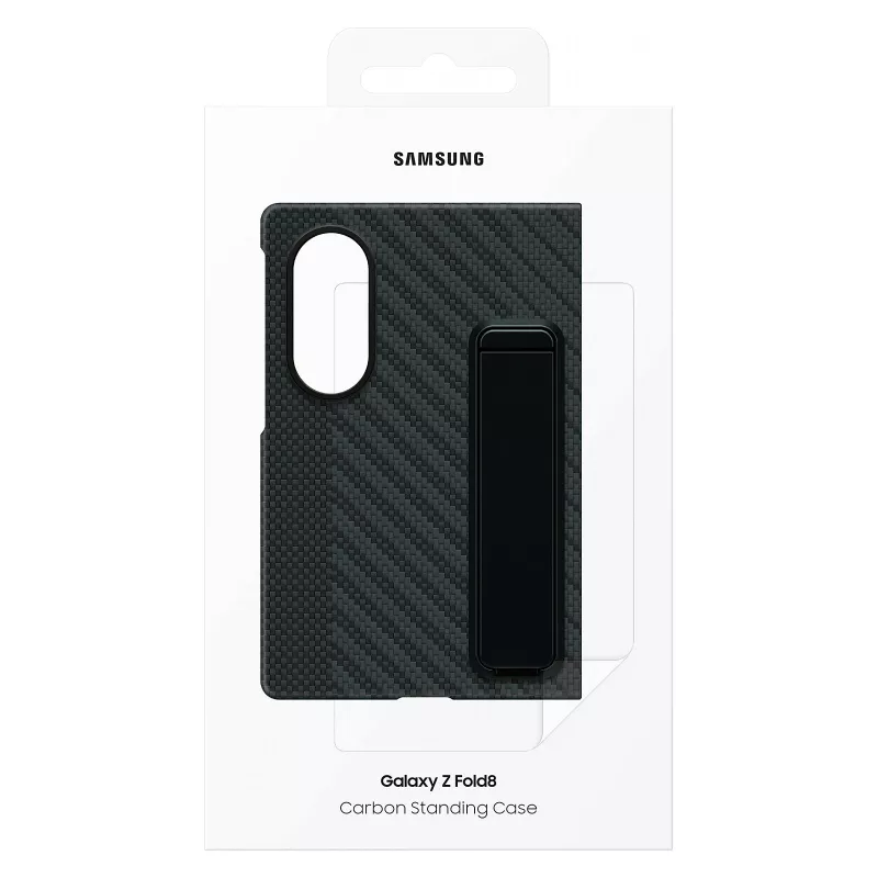 Samsung Galaxy Z Fold8 Carbon Standing Case with Kickstand – Black, EF-XF971SBEGWW