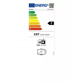 Samsung GMR75R85HAUXZG 75 inch 4K Ultra HD Micro RGB Smart TV with Tizen, HDMI, USB Hub, VESA 400x300 mm, LAN, Wi-Fi, Speaker