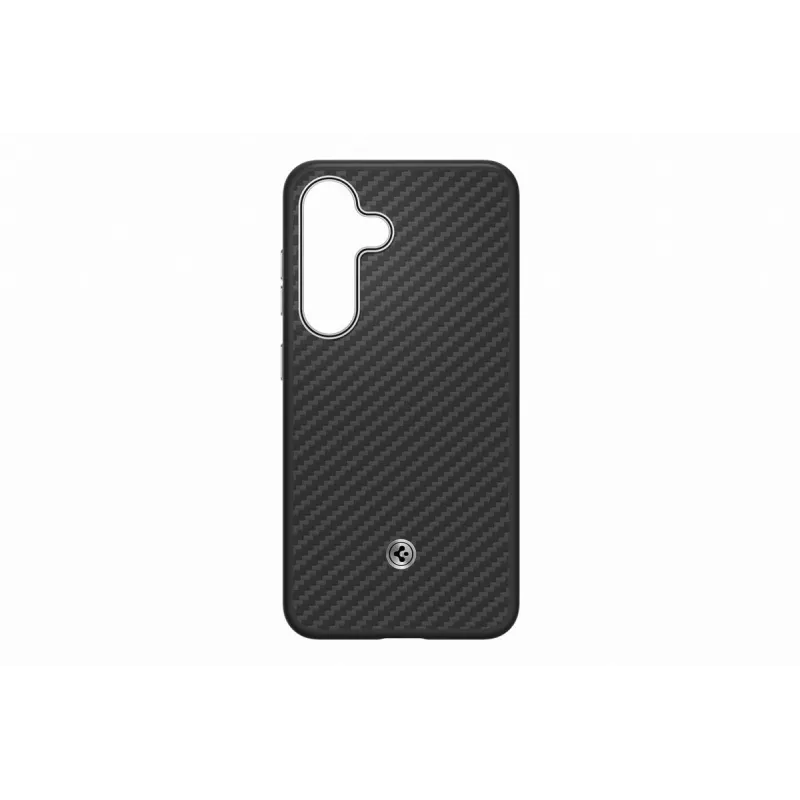 Samsung GP-FPS936PGABW Enzo Aramid Case for Galaxy S25 Plus, Black Silver