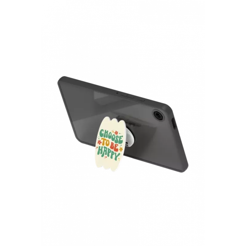 SAMSUNG GP-FPX115AMBGW Tab A9 Hybrid Edge Cover with Finger Tok Transparent, Green