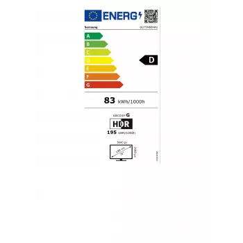 Samsung GU75M80HAUXZG 75-inch 4K Ultra HD LED Smart TV (Tizen, HDR10+, 20W Speakers, VESA 400x300)