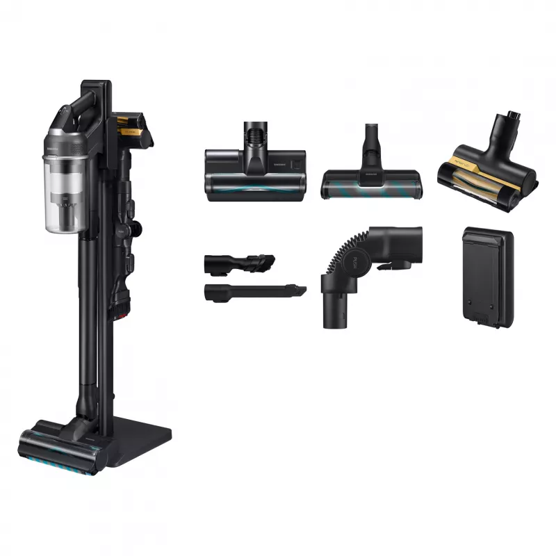 Samsung Jet 95S CompleteClean Cordless Stick Vacuum, 210 AW Suction, 60 min Runtime, Satin Greige