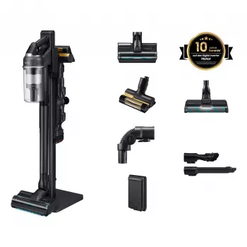 Samsung Jet 95S CompleteClean Cordless Stick Vacuum, 210 AW Suction, 60 min Runtime, Satin Greige
