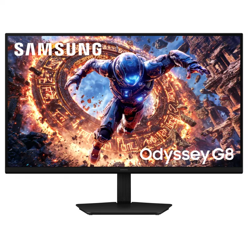 Samsung LS32HG806ESXEN Odyssey G8 32 inch 6K Ultra HD IPS 1ms 330Hz HDR Monitor with USB Hub, Pivot, Height Adjustable