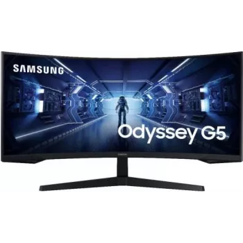Samsung Odyssey G5 C34G55TWWU 34 inch Ultra WQHD Curved Gaming Monitor - 165Hz, 1ms, FreeSync Premium, Black