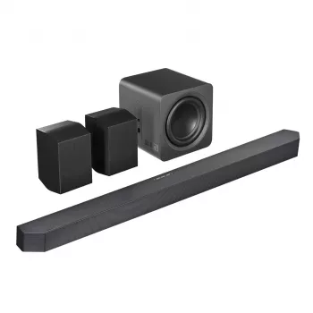 Samsung Q-Series HW-Q990H 11.1.4 Channel Soundbar System with Wireless Subwoofer and Rear Speakers, Black