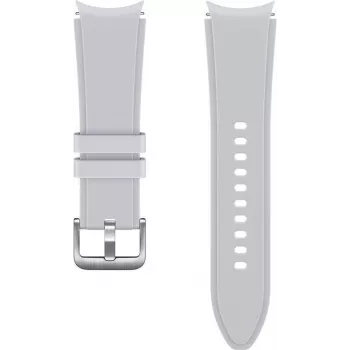 Samsung Ridge Sport Band for Galaxy Watch4 & Watch4 Classic (20 mm, S/M, Silver) ET-SFR88SSEGEU