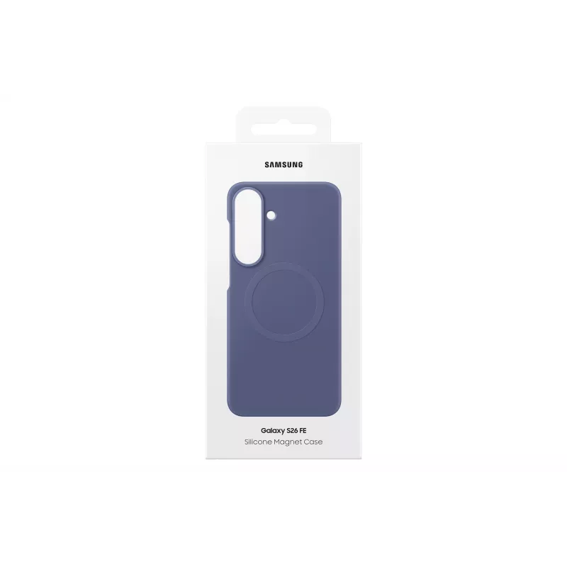 Samsung Silicone Magnet Case for Galaxy S26 FE, Blue Violet