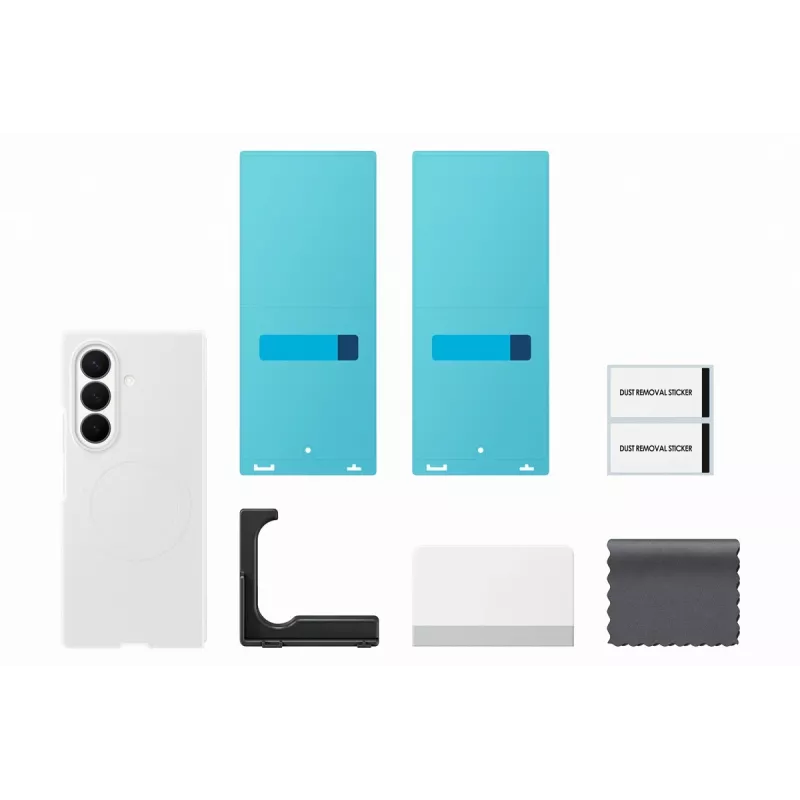 Samsung Silicone Magnet Case with S Pen for Galaxy Z Fold8 Ultra (White)
