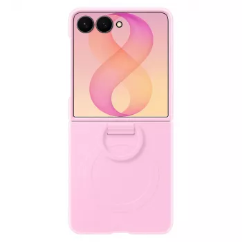 Samsung Silicone Ring Magnet Case for Galaxy Z Flip8 - Violet