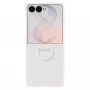 Samsung Silicone Ring Magnet Case for Galaxy Z Flip8, White