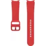 Samsung Sport Band for Galaxy Watch (20 mm, M/L), Black/Red Hybrid Leather & Fluoroelastomer