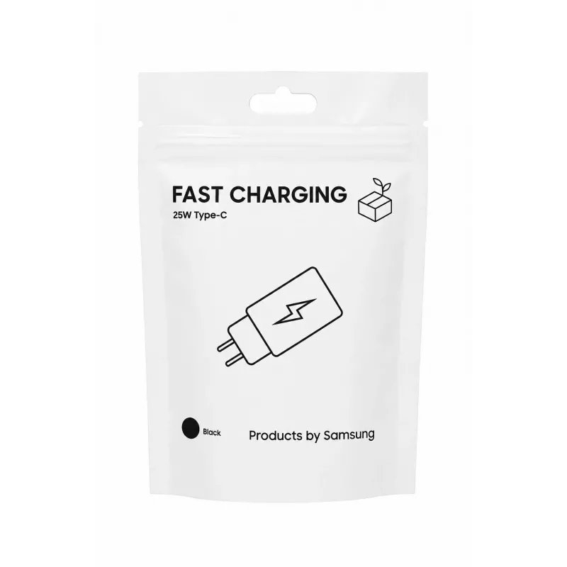 Samsung Travel Adapter TA800 25W USB-C PD PPS Wall Charger, Black