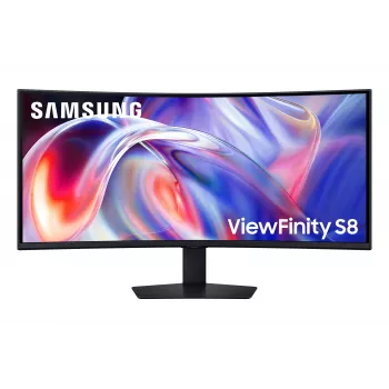 Samsung ViewFinity S8 S85TH Series 40-inch 5K2K WUHD Curved LED Monitor - 144Hz, VA, HDR10+, Thunderbolt 5, KVM