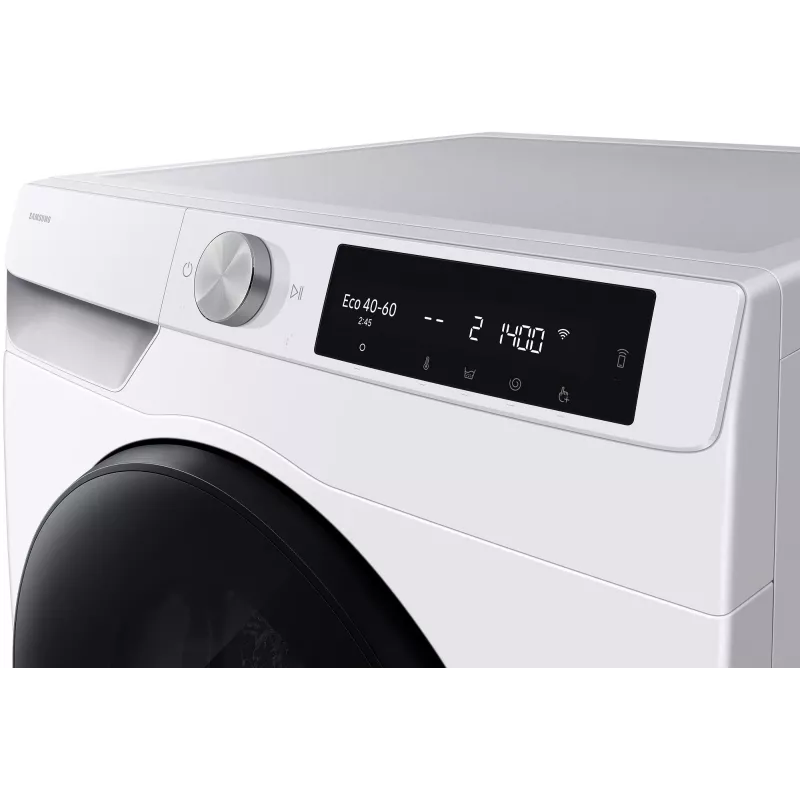 Samsung WD90HG6U94BEU4 Freestanding Washer-Dryer, 9 kg Wash / 6 kg Dry, 1400 rpm, EcoBubble, White