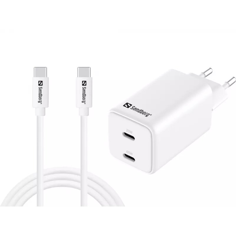 Sandberg AC Charger USB-C PD65W EU 1.5M (441-75)